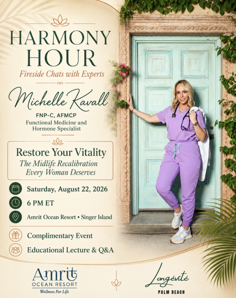 Michelle Kavall + Longévité + Amrit functional medicine discussion